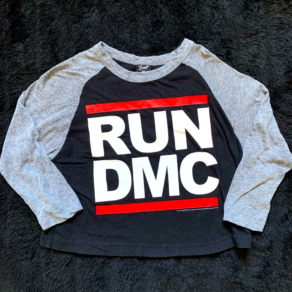 Bravado Vintage 70’s RUN DMC Baseball Tshirt Small PreOwned